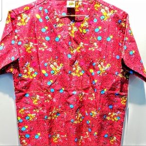 Small Garfield Nursing scrub top